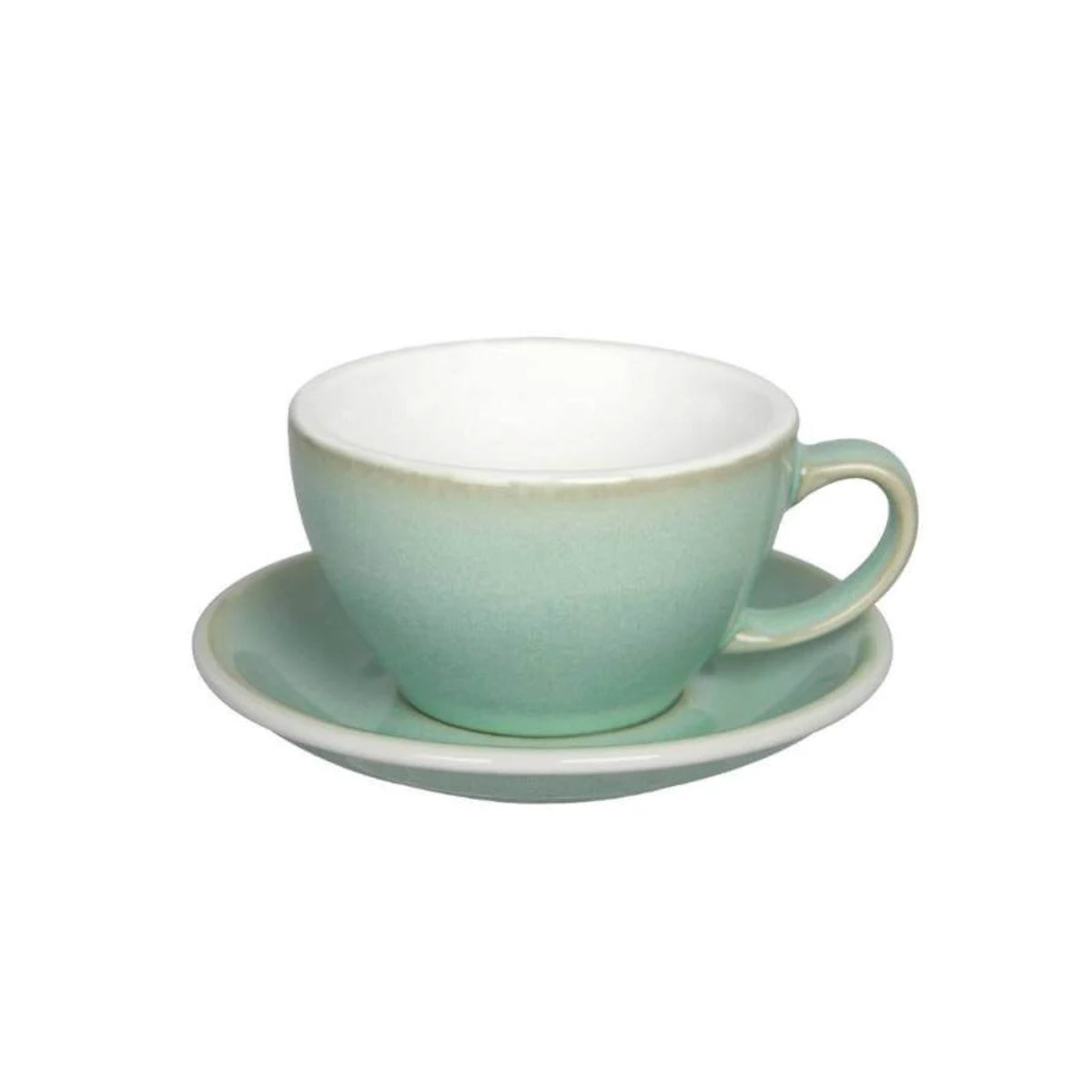 Loveramics Egg Latte Cup & Saucer - Potters Colours (300ml)