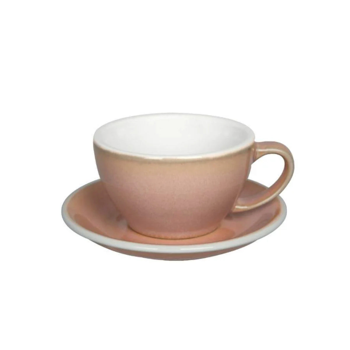 Loveramics Egg Latte Cup & Saucer - Potters Colours (300ml)