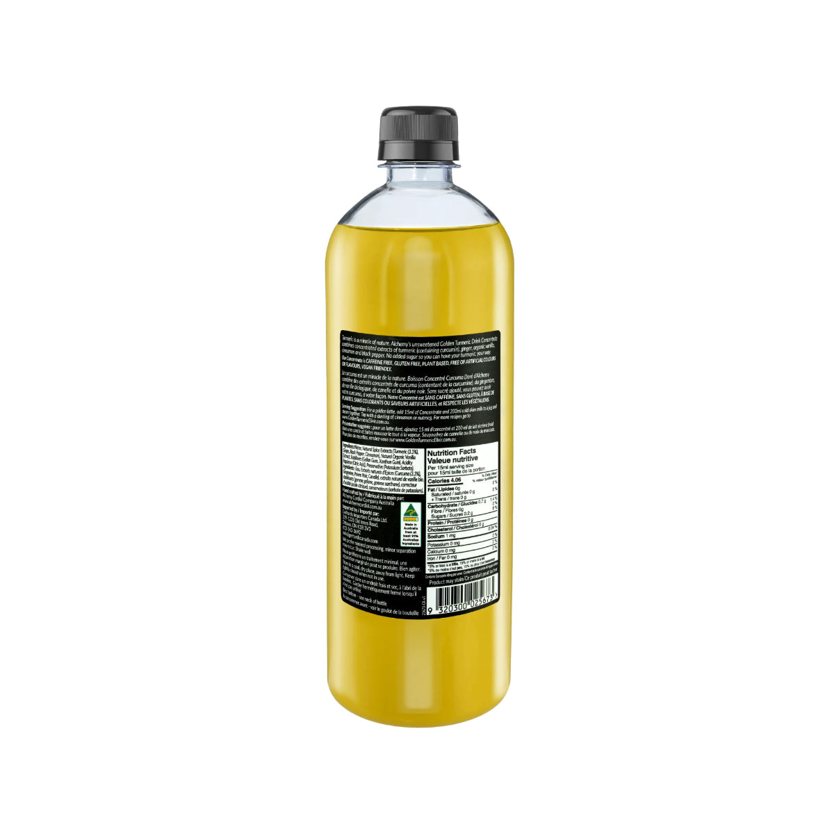 Alchemy Unsweetened Golden Turmeric Elixir (750ml)