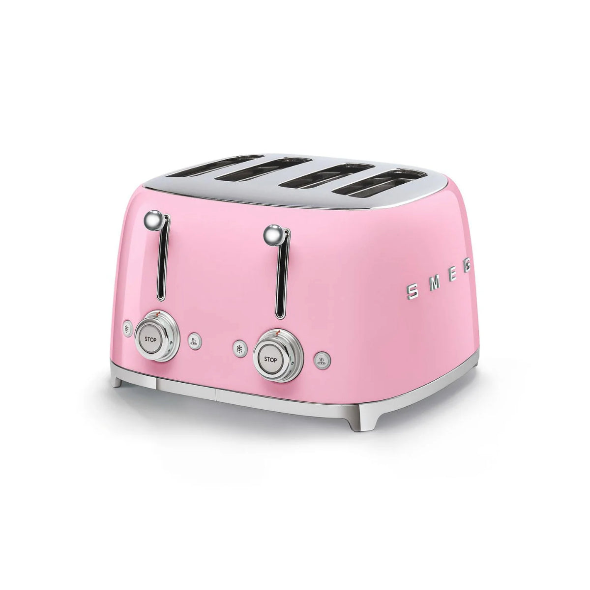 Smeg Retro-Style 4-Slice Toaster TSF03PKUS (Pink)