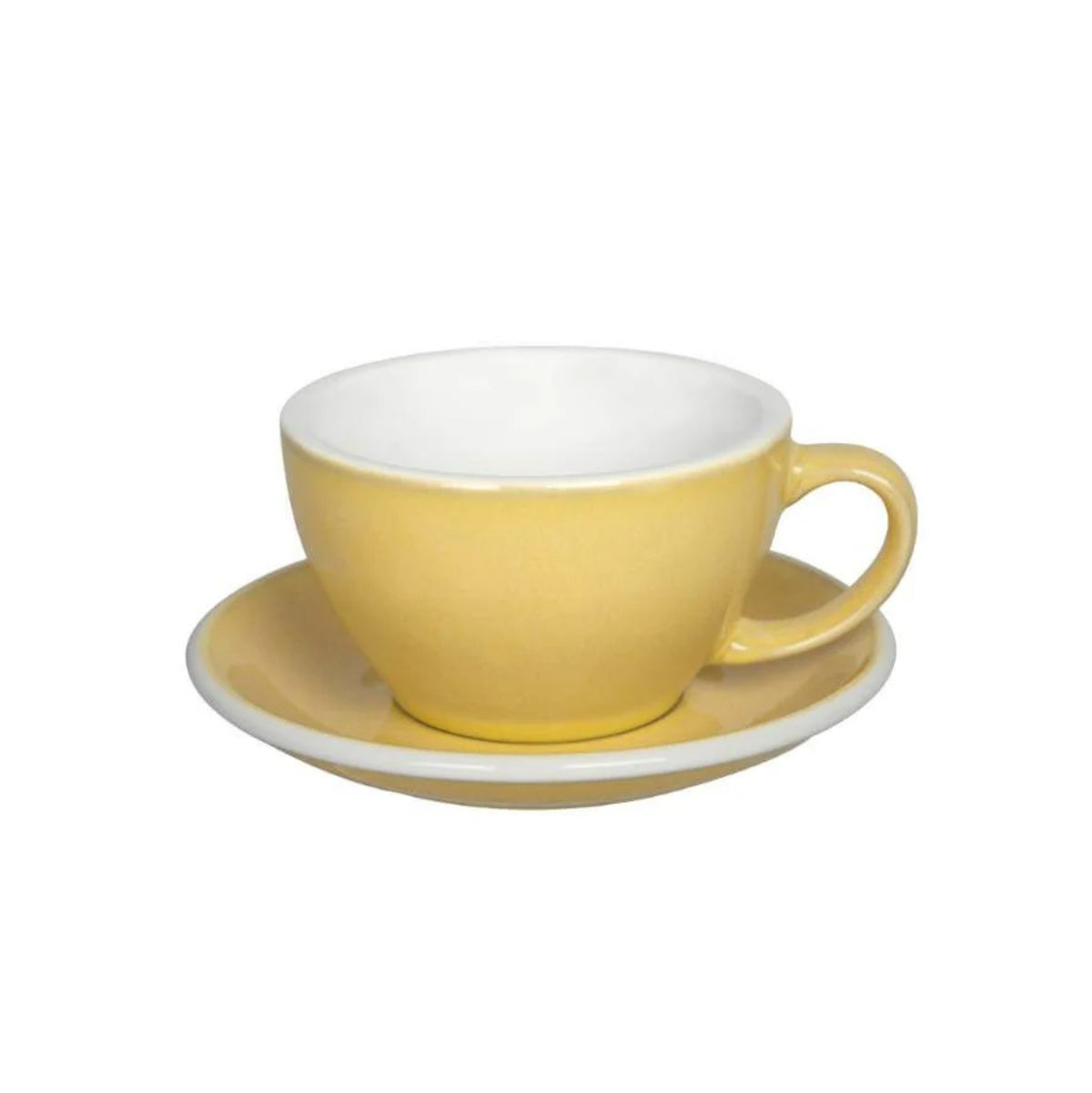 Loveramics Egg Latte Cup & Saucer - Potters Colours (300ml)