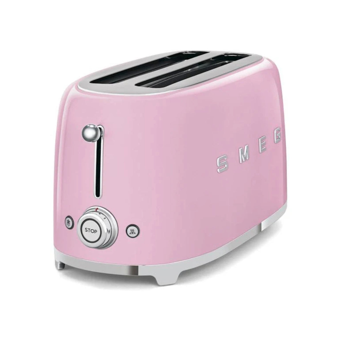 Smeg Retro-Style 4-Slice Toaster TSF02PKUS (Pink)