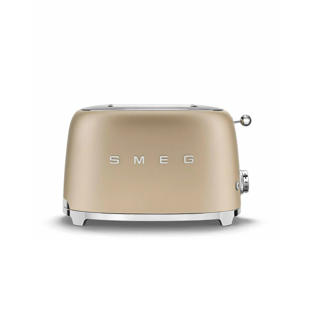 Smeg Retro-Style 2-Slice Toaster TSF01CHMUS (Matte Champagne)