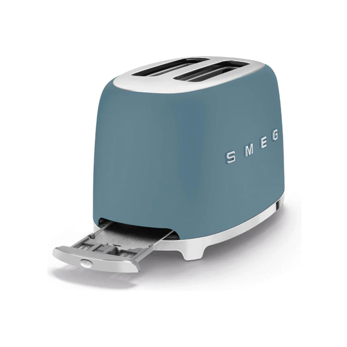 Smeg Retro-Style 2-Slice Toaster TSF01SBMUS (Matte Storm Blue)