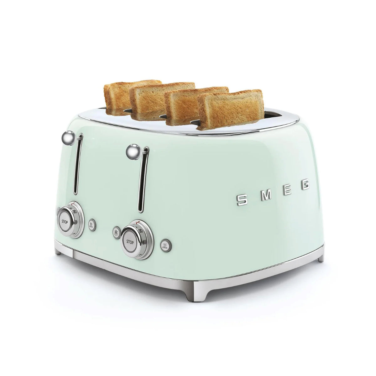 Smeg Retro-Style 4-Slice Toaster TSF03PGUS (Pastel Green)
