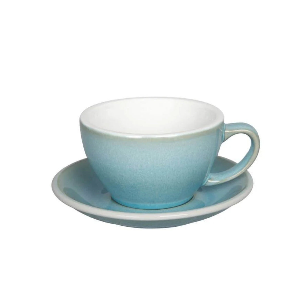 Loveramics Egg Latte Cup & Saucer - Potters Colours (300ml)