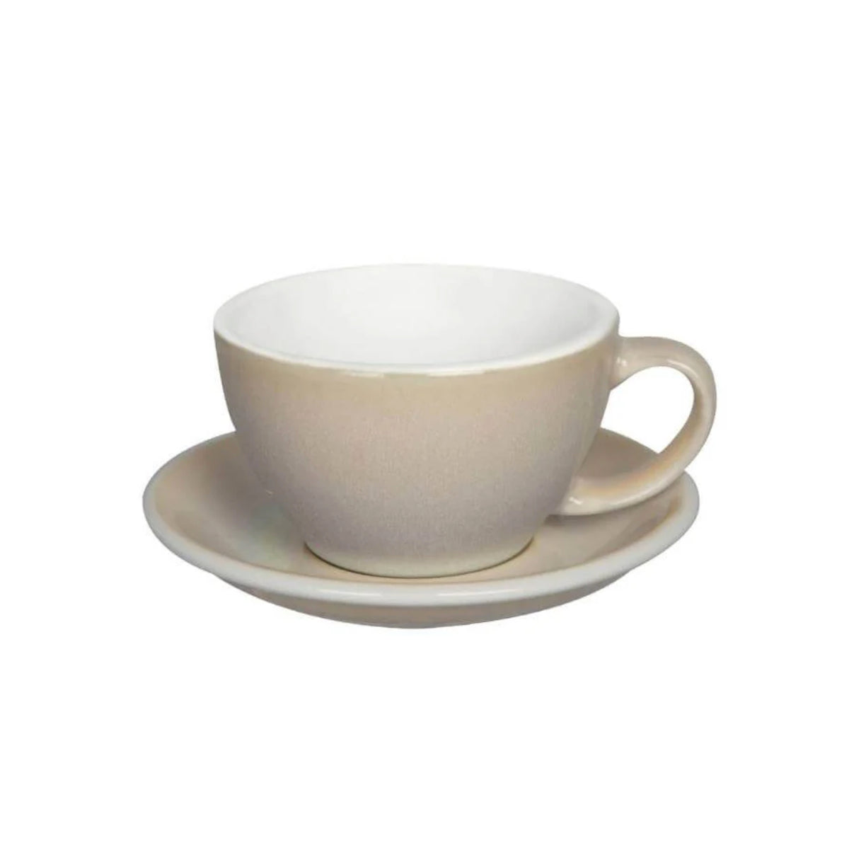 Loveramics Egg Latte Cup & Saucer - Potters Colours (300ml)