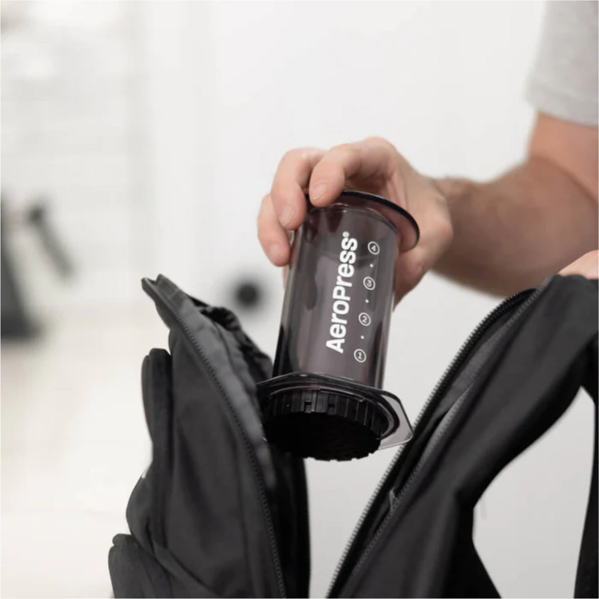AeroPress Clear Coffee Maker (Black)