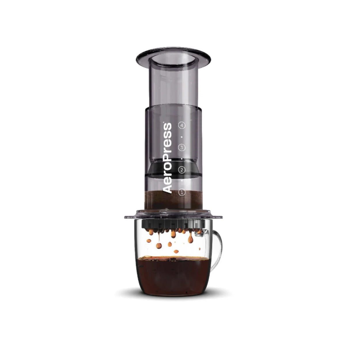 AeroPress Clear Coffee Maker (Black)