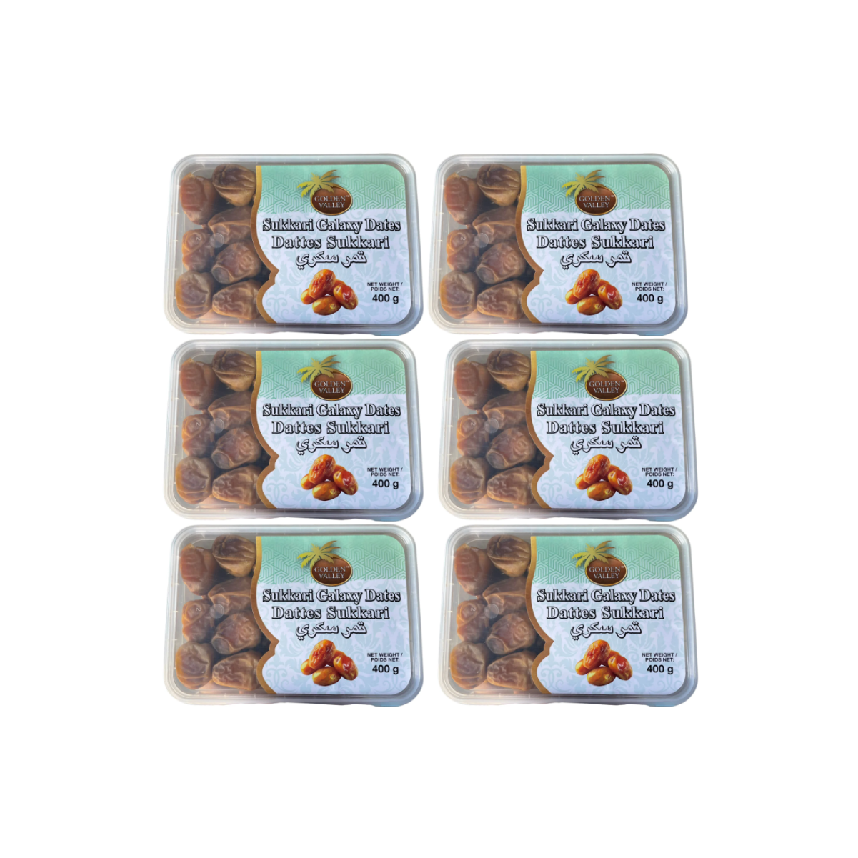 Golden Valley Sukkari Galaxy Dates (12 x 400g)