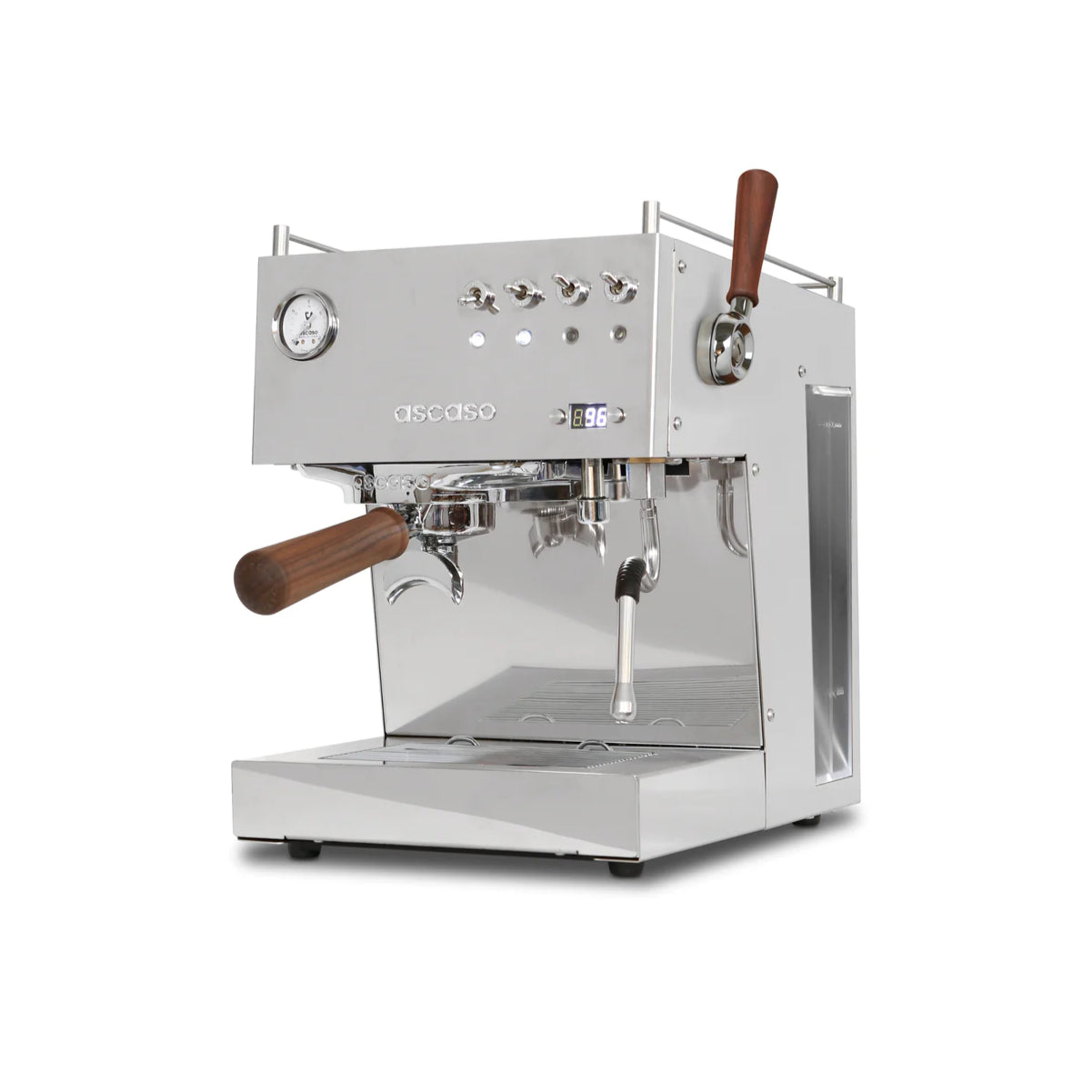 Ascaso Steel Duo Plus V2 PID Dual Thermoblock Espresso Machine Polished 15 amp (Open Box #Demo Unit)