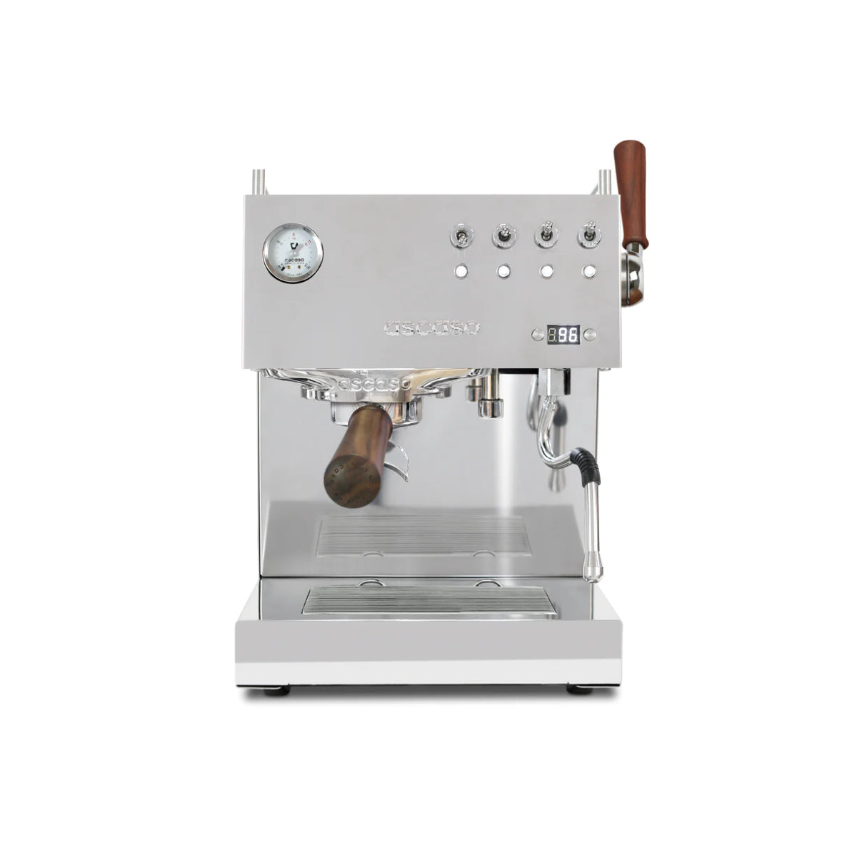Ascaso Steel Duo Plus V2 PID Dual Thermoblock Espresso Machine Polished 15 amp (Open Box #Demo Unit)