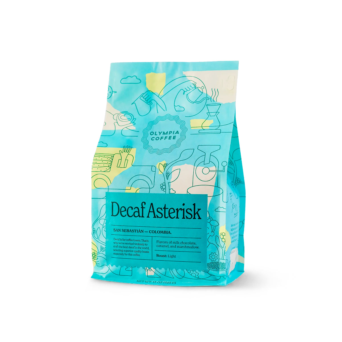 Segafredo café Senza Decaf Espresso Café en grains entiers (1Kg)