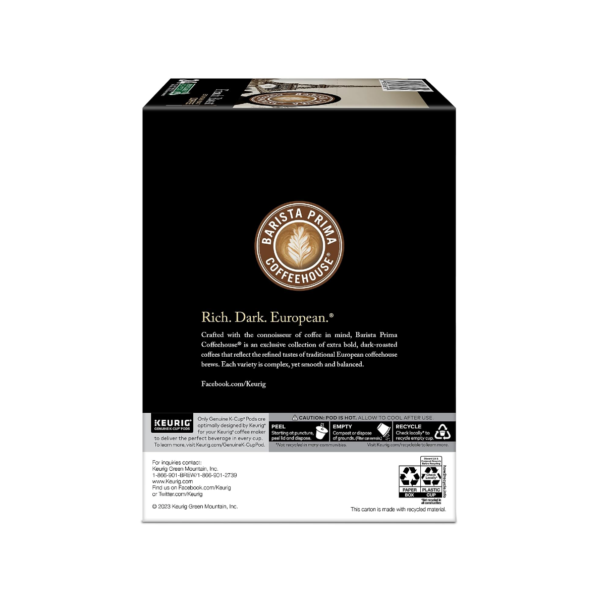 BaristaPrimaCoffeehouseKCup-FrenchRoast-TheKitchenBarista2