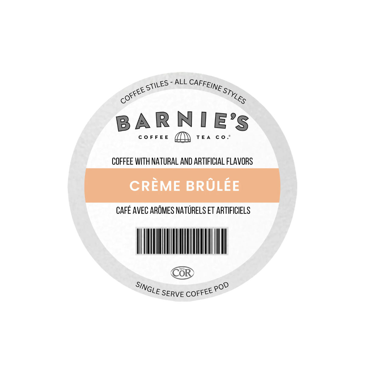 Barnie's Creme Brulee Single-Serve Coffee Pods