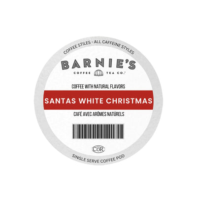 Barnie's Coffee Santa's White Christmas Single-Serve Coffee Pods