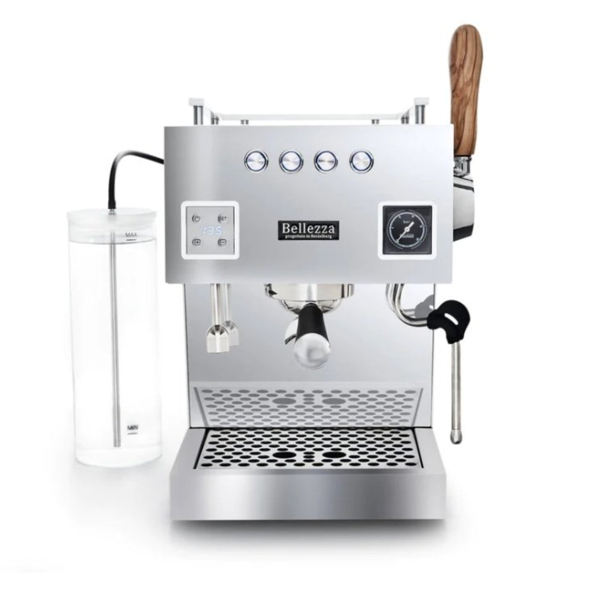 Dual-Boiler Semi-Automatic Espresso Machine – Bellezza Bellona (Stainless Steel)