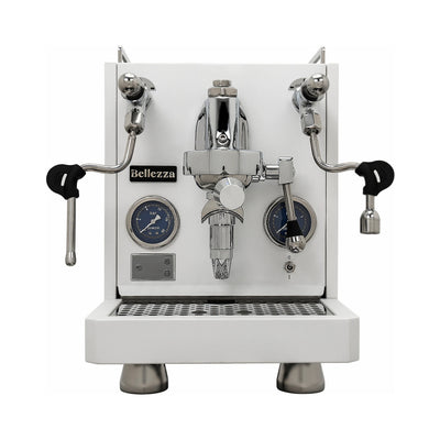 Bellezza Inizio Leva R Dual Circuit Rotation Semi-Automatic Espresso Machine (White)