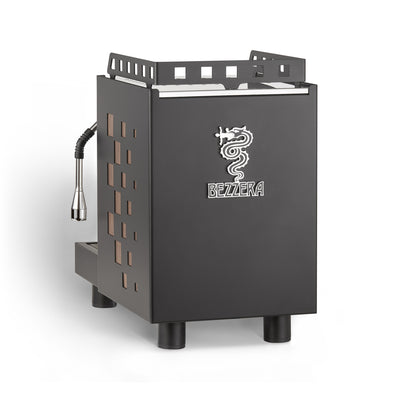 Bezzera Aria MN Semi-Automatic Espresso Machine (Black w/ wood)