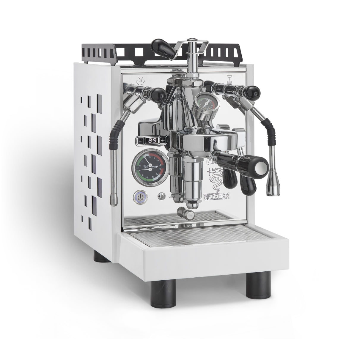 Bezzera Aria Top PID Semi-Automatic Espresso Machine with Flow Control (White)