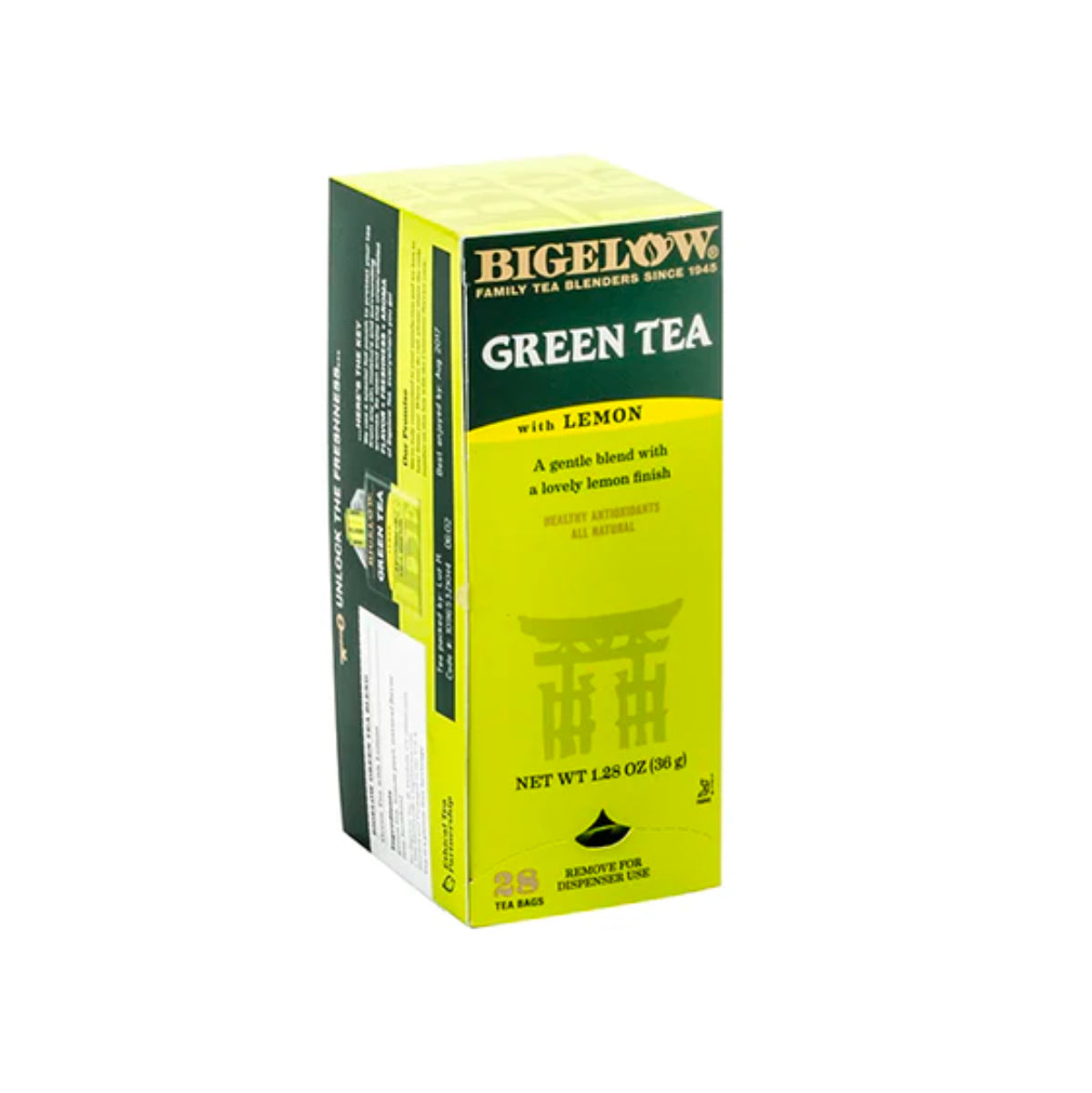 Bigelow Green Tea With Lemon Tea Bags 28 Counts The Kitchen Barista And Ts