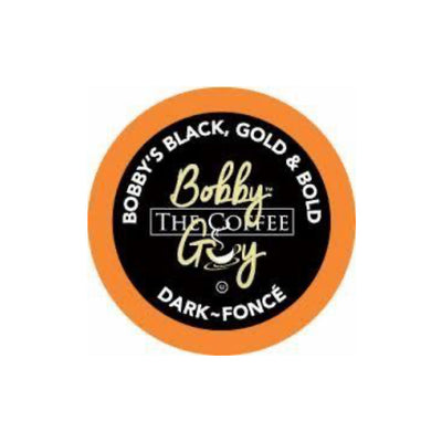 Bobby The Coffee Guy Black Gold & Bold Single-Serve Pods (Pack Of 24)