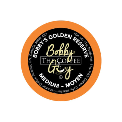 Bobby The Coffee Guy Golden Reserve Single-Serve Pods (Pack Of 24)