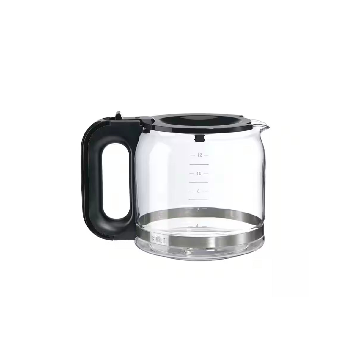 Braun BrewSense 12-Cup Digital Drip Coffee Maker with Glass Carafe (Black & Stainless Steel) - KF7150BK