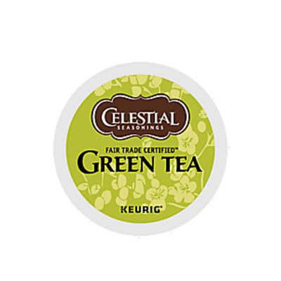 Celestial Green Tea Decaf Single-Serve Coffee Pods (Pack of 24)