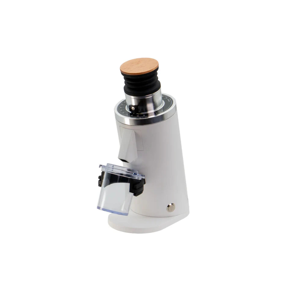 DF54 V2 Single Dose Coffee Grinder with Red Titanium Burrs (White)