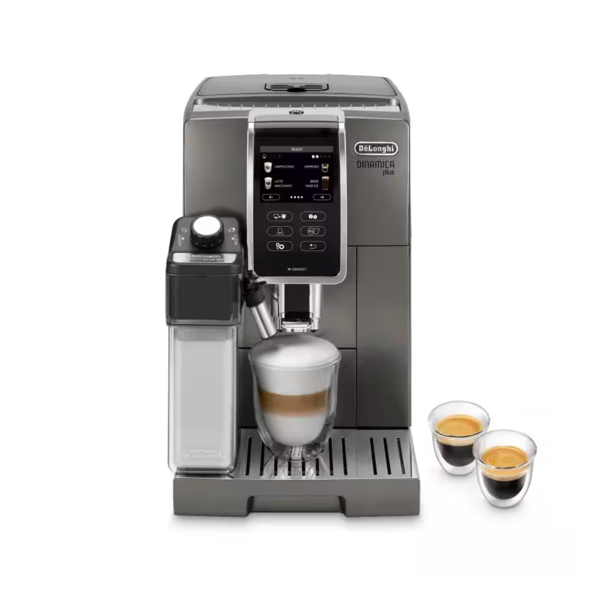 De'Longhi Dinamica PLUS Connected With LatteCrema System (Titanium) - ECAM37095TI