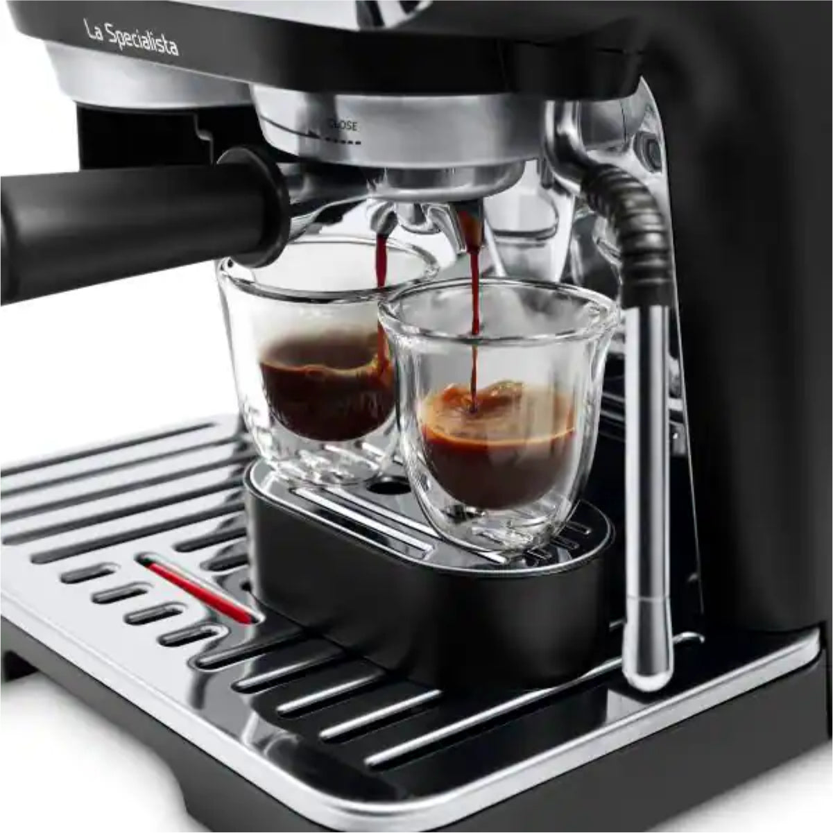 De'Longhi La Specialista Arte Semi-Automatic Espresso Machine (Stainless Steel & Black) - EC9155MB