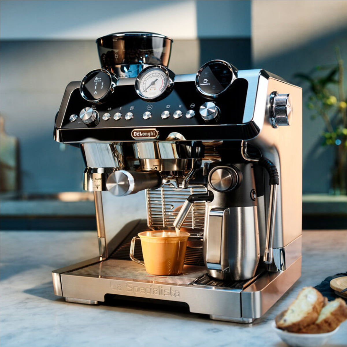 De'Longhi La Specialista Maestro Semi-Automatic Espresso Machine (Silver) - EC9665M
