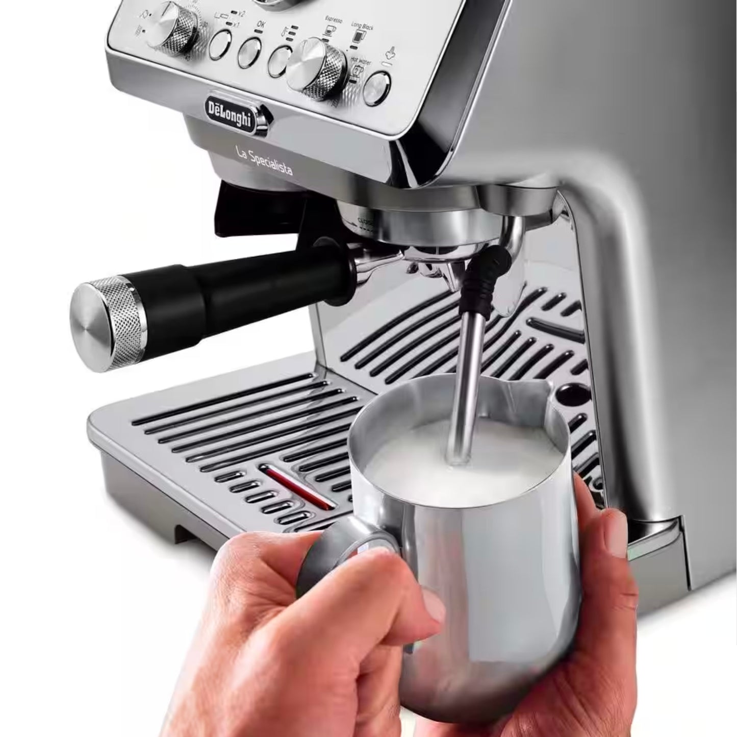 De'Longhi La Specialista Arte Evo Semi-Automatic Espresso Machine with Cold Brew (Metal) - EC9255M
