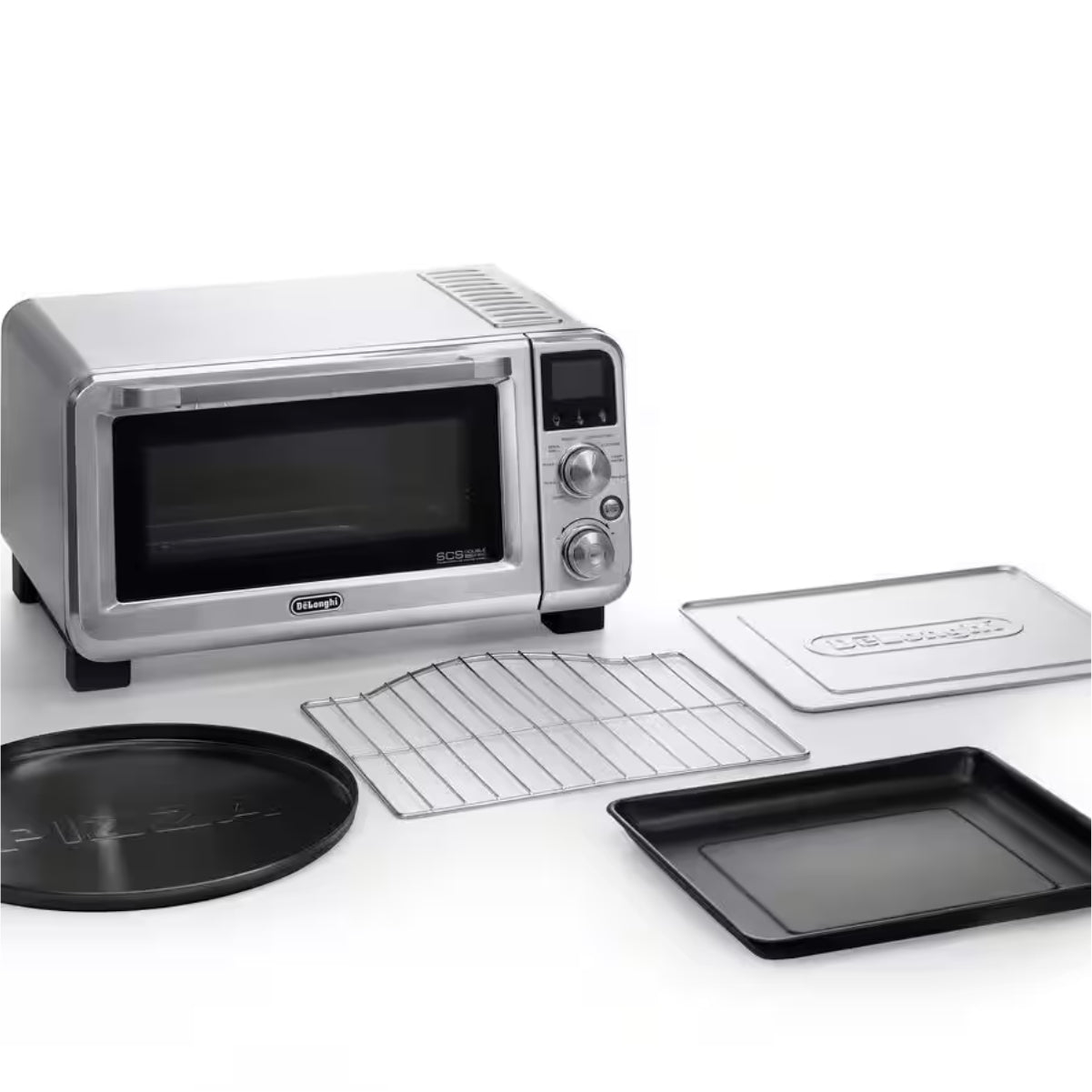 De'Longhi Livenza Compact Convection Toaster Oven (Stainless Steel) - EO141150M