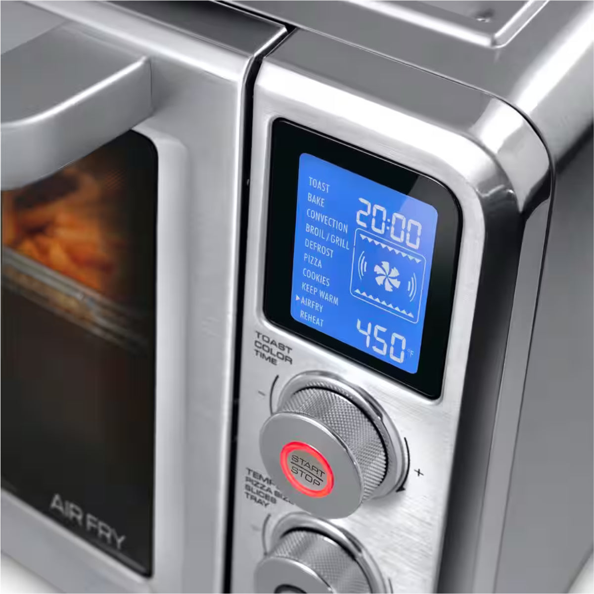 De'Longhi Livenza 9-in-1 Air Fry Convection Toaster Oven (Stainless Steel) EO241264M