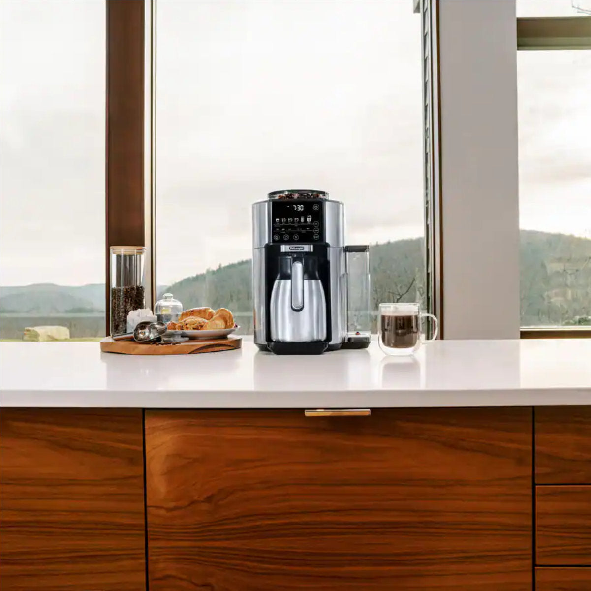 De'Longhi TrueBrew Automatic Digital Drip Coffee Machine with Thermal Carafe (Stainless Steel) - CAM51035M