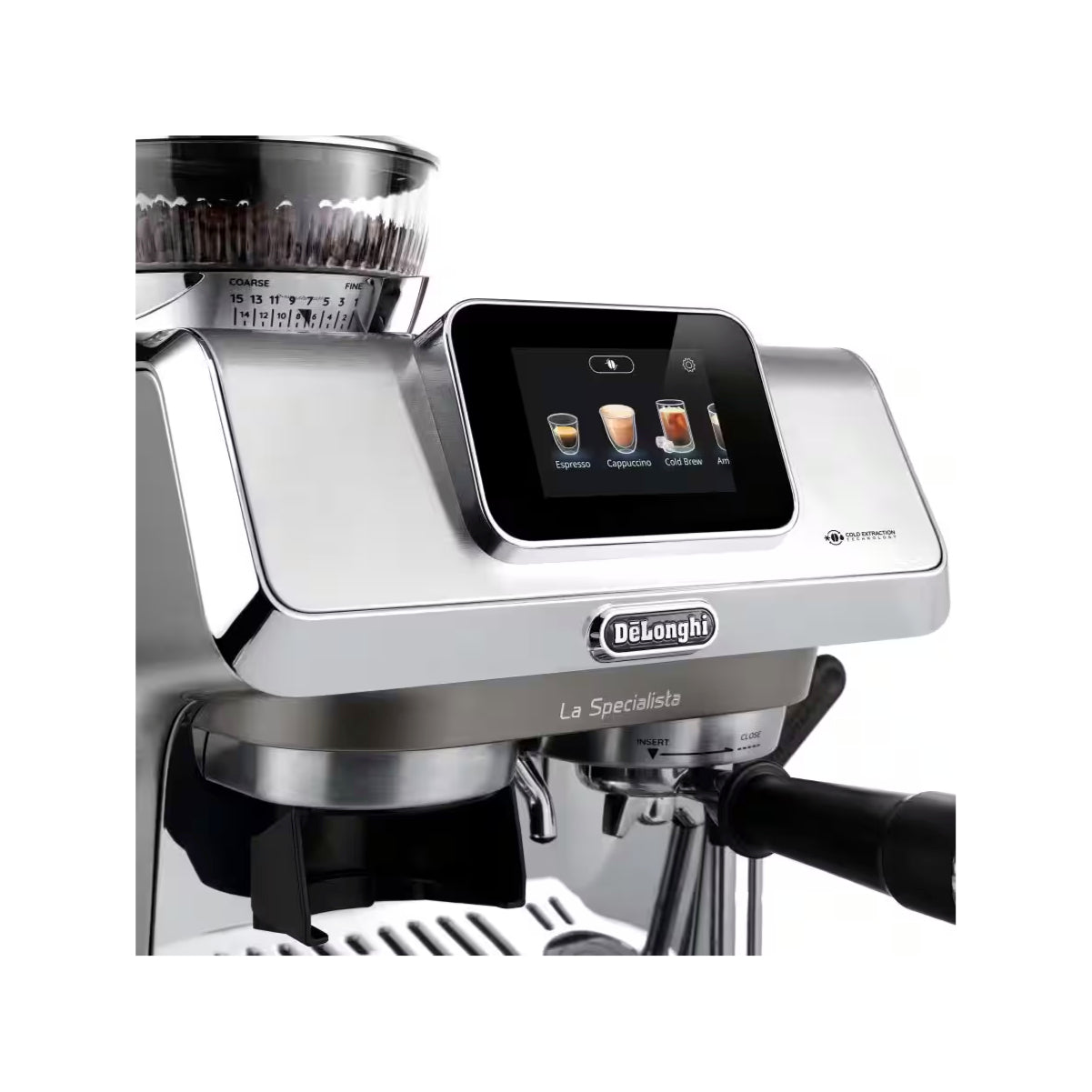 De'Longhi La Specialista Touch Semi-Automatic Espresso Machine with Cold Brew (EC9455M)