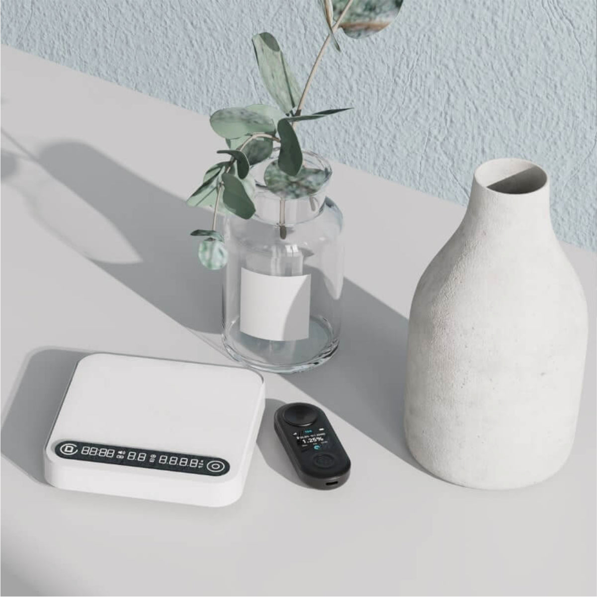 Difluid Microbalance Scale (White)