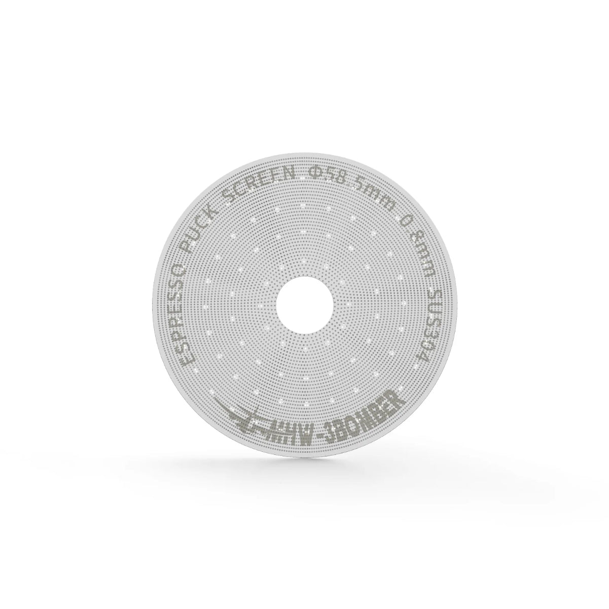 Espresso Puck Screen with Center Hole – MHW-3BOMBER 58.5 mm FG5586-OS