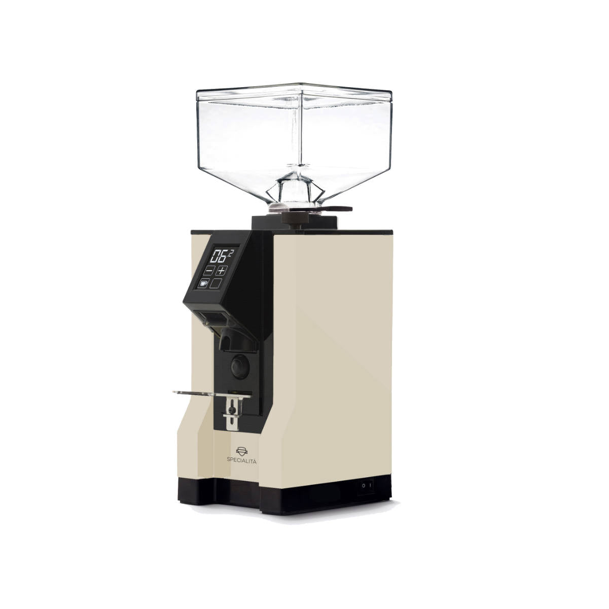 Eureka Mignon Specialita Flat Burr Coffee Grinder (Ivory White