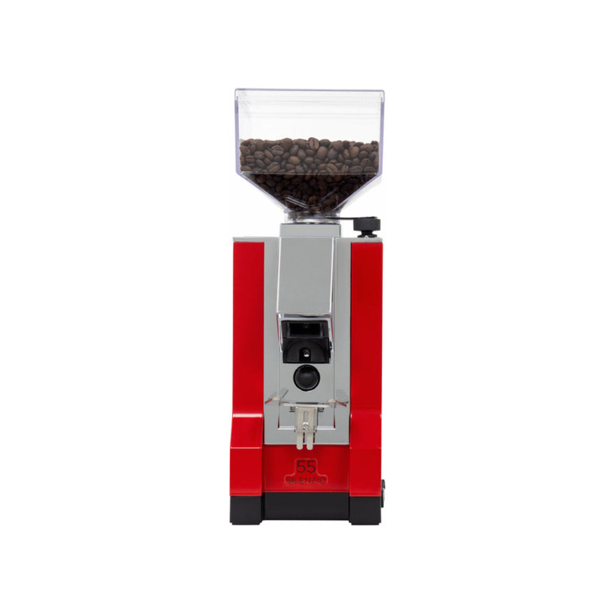 Eureka Mignon Silenzio 55 Flat Burr Coffee Grinder (Red)