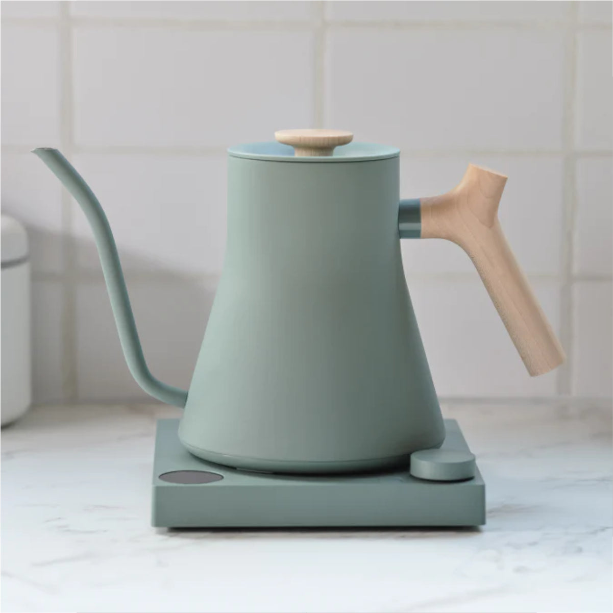 Fellow Stagg EKG Pro Electric Pour Over Kettle (Smoke Green + Maple)