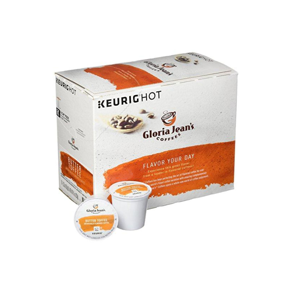 Gloria Jean's Butter Toffee Single-Serve Pods