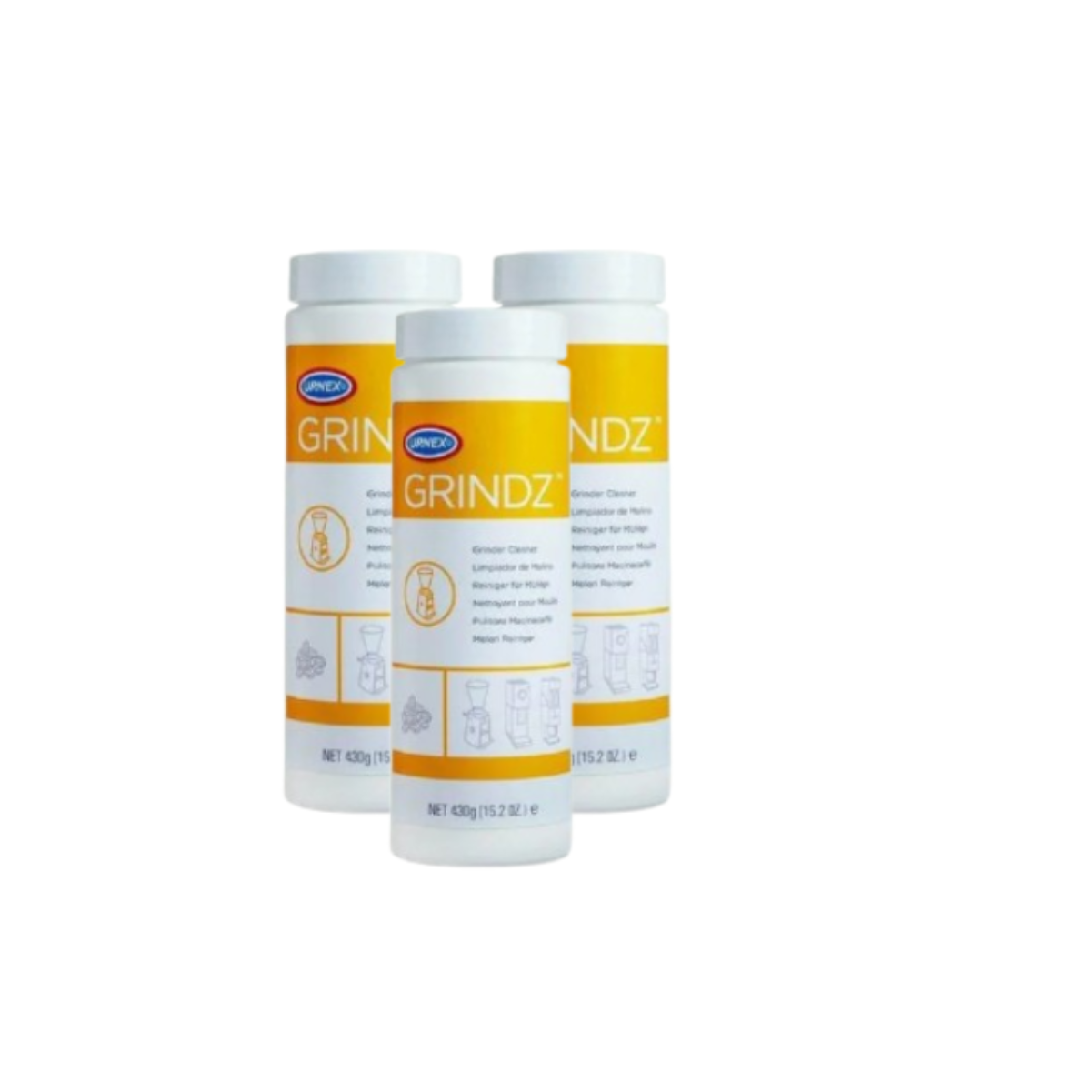 Urnex Grindz Coffee Grinder Cleaner Tablets (430g/15.2oz x 6)