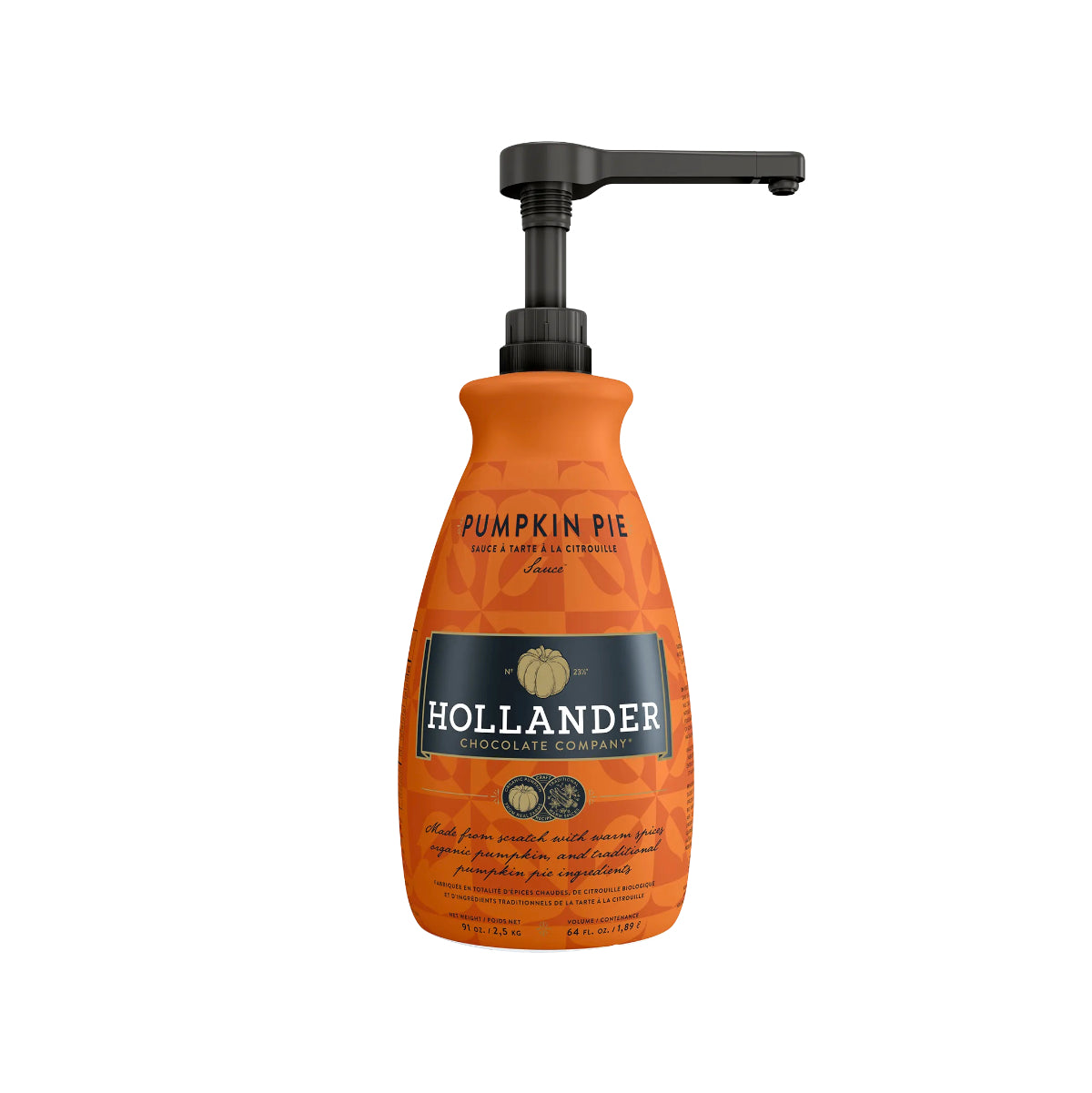 HOLLANDER Pumpkin Pie Cafe Sauce (1892ml/64oz)