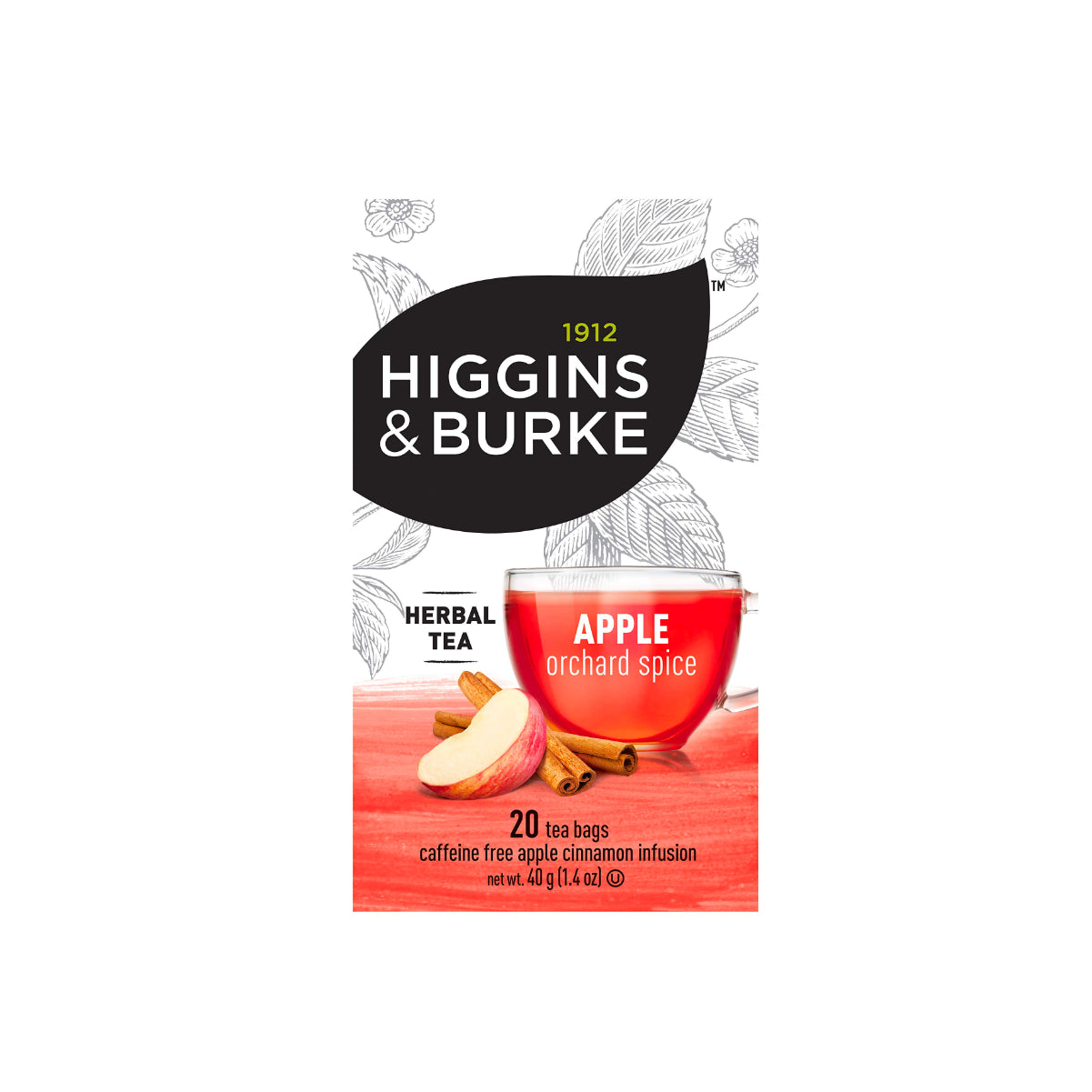 Higgins & Burke Apple Orchard Spice Tea Bags (20 Count)