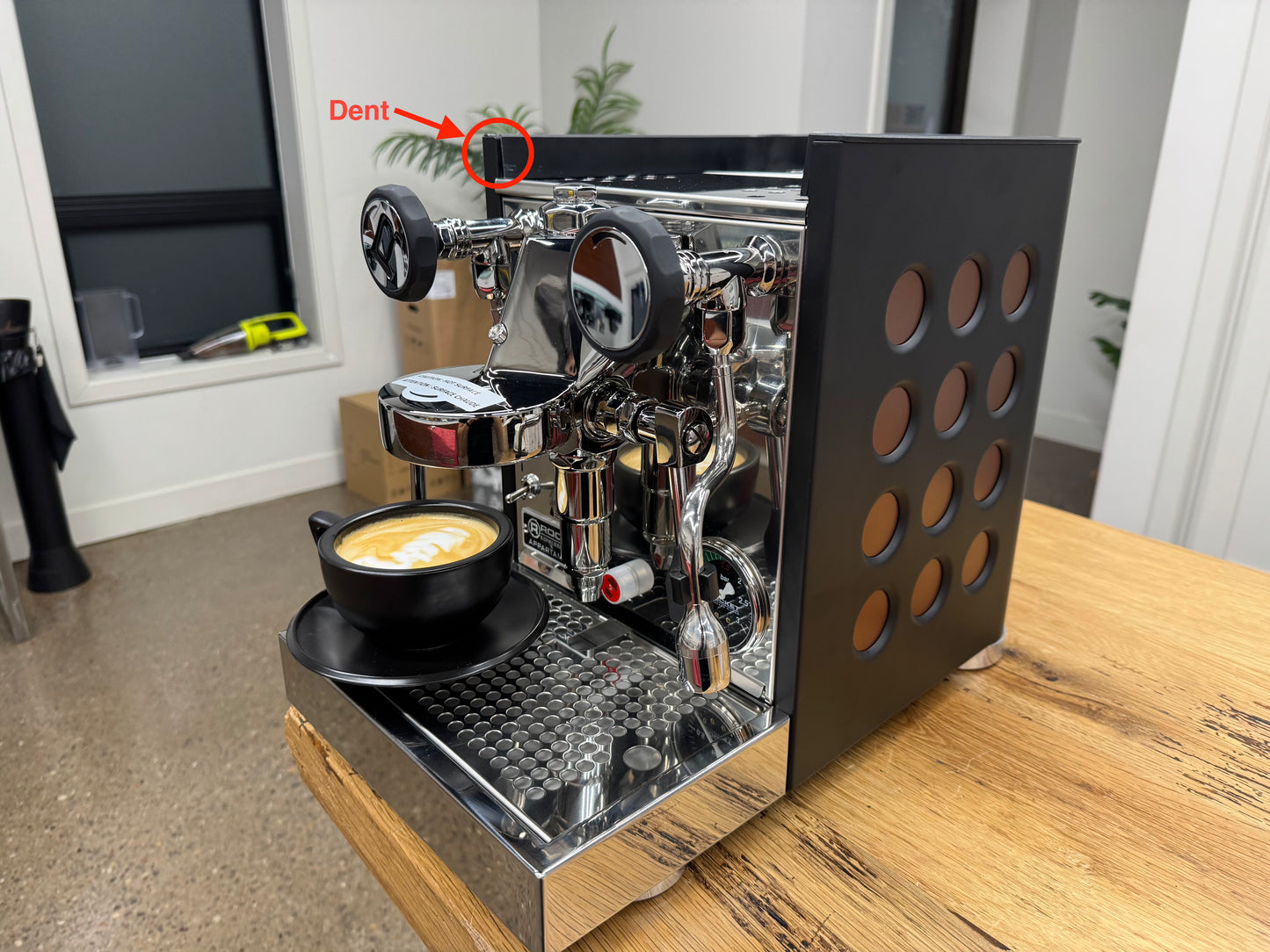 Rocket Appartamento TCA Espresso Machine (Open Box - Black-Copper)