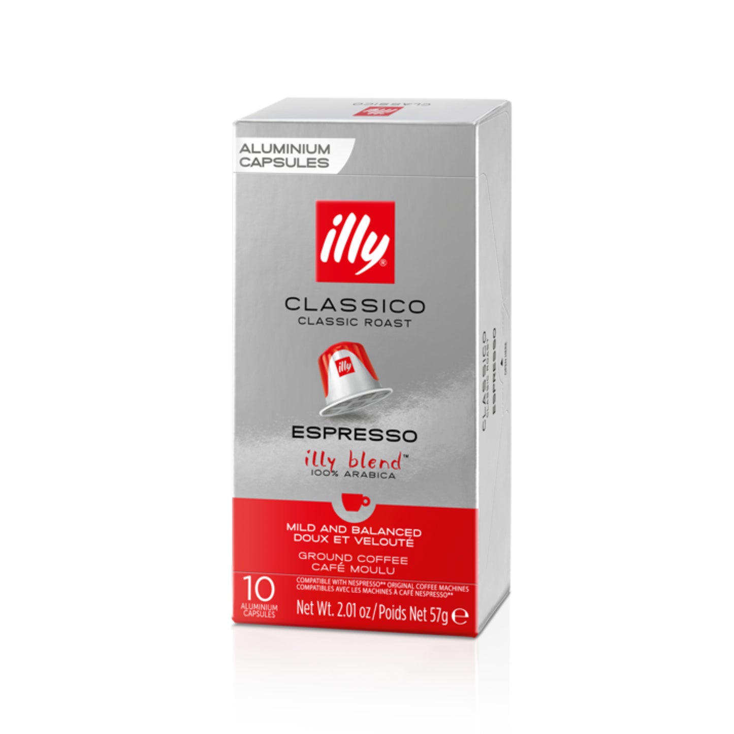 Illy Classico Nespresso Compatible Capsules - Medium Roast (10 Count)