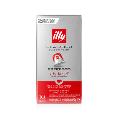 Illy Classico Nespresso Compatible Capsules - Medium Roast (10 Count)